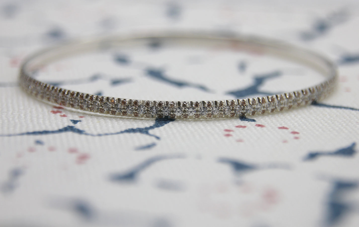 Diamond and Sapphire Bangle