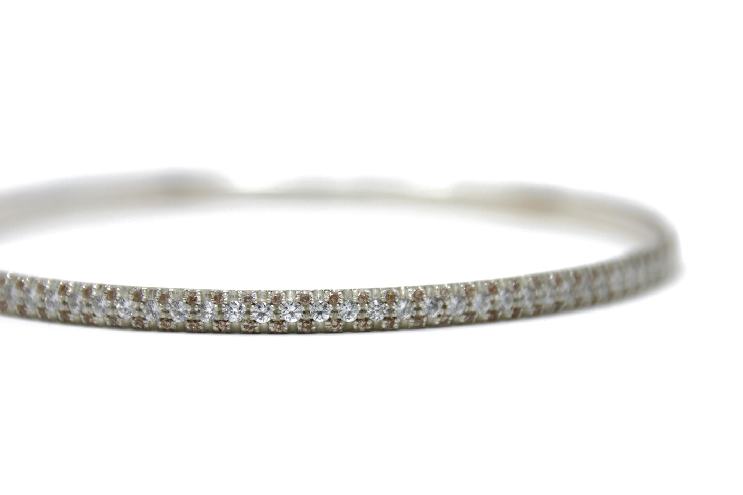 Diamond and Sapphire Bangle